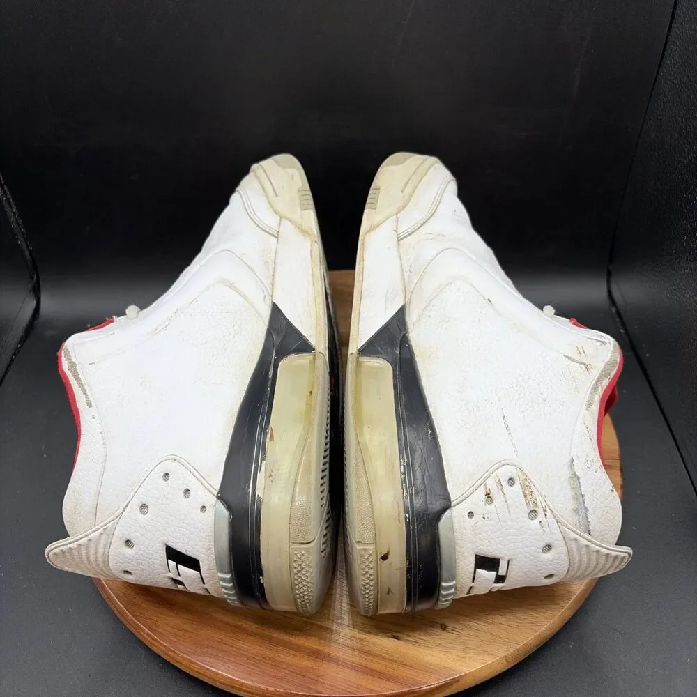 Air Jordan Big Fund “White Silver” Mens Size 13 Shoes Mid Top Basketball Sneaker